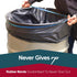 95-96 Pack 6 Rubber Bands Gallon Trash Cans - Garbage Bag Holder - Heavy Duty