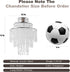 SEEYUAN 3 13.7''*H17.7'' Tiers Acrylic Chandeliers lamp Shade, Acrylic Beaded Chandelier,Pendant Ceiling Light Shade