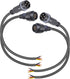 Waterproof Connectors 4 Wire, 14AWG Male Female Plug LED Connector with 4Pin Waterproof Connectors, IP68 Extension Cable