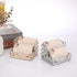 Hipiwe 2 Tiers Crystal Business Card Holder Stand Gold Mirrored Business Card Display Stand Organizer Desktop Business Card Storage Holder for Office Countertop