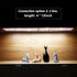 Set 8x12 inch Counter,Shelves,Rope 24W Adapter,6000K WOBANE LED Display Light Kit, of LED Strip Bar, Cabinet Lighting