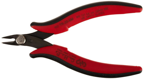 Hakko CHP TR-20-SM Slim Head Micro Soft Wire Cutter, Flush-cut, 2.0mm Hardened Carbon Steel Construction, 21-Degree Angled Jaw, 8mm Jaw Length,20 Gauge Maximum Cutting Capacity