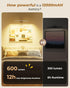 3 5 12000mAh (Black,1 Pack) Picture Light for Wall Rechargeable Art Light with Remote, Colors & Brightness Levels
