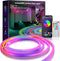 L8star 16.4ft RGB LED Neon Rope Light with Remote Control, Smart Color Changing