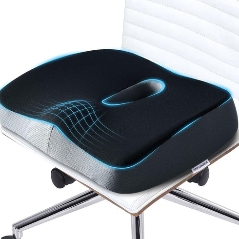 ANKUNABA Seat Cushions for Office Chairs, Large Memory Foam Desk Chair Cushion for