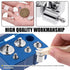 7 Pcs Precision Scale Calibration Weight Set: 5g, 10g, 2x20g, 50g, 100g Steel Weights with Tweezers