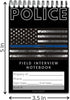 Law Enforcement Incident Report Notepads, 6 Pack, Sheriff, Security & Police Gear, EDC Officer Notebook