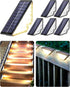 BSTOT 2pcs) 1pc) Solar Powered Step Lights for Outside Waterproof Led, Deck Outdoor Decor Stair Stairwell Lighting