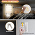 2-Pack Closet, Leadleds Motion Sensor Wall Light Battery Operated, LED Wall Sconces Luxury Aluminum Stick Anywhere Auto