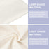 Uonlytech Lamp Shade Linen Pre-cut Round Craft Material for DIY Lampshade, White Fabric for Replacement Lamp Shades