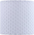 Aspen Creative 31204 5" 5" 5" Small Clip-On Drum Lamp Shade in Off-White with Honeycomb Pattern, Top x Bottom x Slant