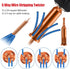 Feekoon Wire Twisting Tool, 3 Way/5 Way Stripping Tool with 1/4" Chuck, Wire Twister Connector
