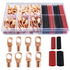 80 Pcs Copper Wire Lugs, Battery Terminal Connectors AWG 8 6 12/10 with Heat Shrink Set