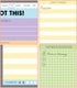 Carson Dellosa 3-Pack Notepad Set, 5.75" x 6.25", 50 Sheets for Productivity, To Do List, Office Supplies