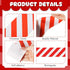 TaoBary 4 Pcs 3D Awning Wall Decorations and 59 ft Bulletin Board Borders Trim for Graduation School Classroom