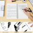 Rollerball Pen Set 16 Pack 0.5mm, Extra Fine Point Black Liquid Gel Ink for Writing, Office, School Supplies