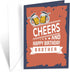 Prime Greetings Cheers and Happy Birthday Card for Brother, Eco-Friendly, Made in America, 5in x 7.75in with Premium