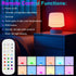 LGMCF Bulb E26 2Pack 6W 450LM Dimmable Bulb 15 3 2500mAh Bulbs, Bulbs Rechargeable Light with Remote - Detachable LED