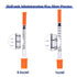 0.5mL 30G 5/16 Inch Syringe with Needle, 0.5cc 30 Gauge 8mm, Individually Wrapped, Pack of 100