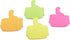 Stik-ie Thumbs Up Sticky Notes, 100 Sheets, 4 Assorted Colors