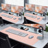 Blossoms Pink Desk Mat, Large Waterproof Non-Slip Leather Desk Pad for Keyboard and Mouse, 31.5×15.7 Inches