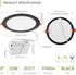 1 Pack 8 Inch 20W, 5 2700K-5000K CRI90+, Dimmable ASD LED Recessed Light CCT IC Rated Ultra Thin Ceiling Lights with J
