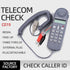 Telecom Check Telephone Line Survey Machine CHINO-E C019 Tester with Alligator Clip Set