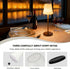 Dimmable 3 (1, Unique New Wireless Wine Bottle Lamp Rechargeable Color&RGB LED Desk Lamp with Shade Touch Control