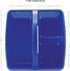 Teacher Created Resources Blue Portable Plastic Storage Caddy, 6-Pack for Classrooms and Office Organization