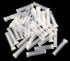 40-Pack Plastic Floral Water Tubes - Clear Florist-Grade Stem Holders for Hydration, Flower Arrangements Supplies