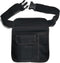 Server Waist Pouch, Black Server Aprons Short Canvas Pocket Apron Restaurant Aprons