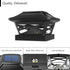Davinci Lighting Renaissance Solar Outdoor Post Cap Lights - Includes Bases for 4x4 5x5 6x6 Posts - Bright LED Light - Slate Black (1 Pack) by Davinci Lighting
