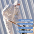 ETERNA Hazmat Suits, Disposable Protective Coverall with Hood, Zipper, Elastic Wrists, Shoe Covers for Men & Women