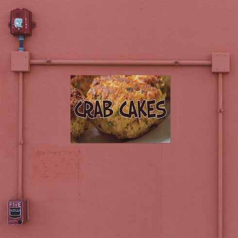 Fastasticdeals 36x24Inches Decal Stickers Multiple Sizes Crab Cakes Outdoor Advertising Printing B Industrial Vinyl