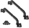 OVOV 2 Pack Barn Door Pull Handle Hardware for Wooden Garden Gate, Shed, Cabinet Door (4 Inch)
