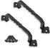 OVOV 2 Pack Barn Door Pull Handle Hardware for Wooden Garden Gate, Shed, Cabinet Door (4 Inch)