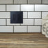 Legrand radiant RWP262GCC6 Screwless Wall Plates, 2 Gang, Graphite (1 Count)
