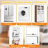 Cecliy 2Pcs Refrigerator,White,43cm/16.9inch Magnetic Book Shelf for Whiteboard Classroom,Reusable Acrylic Magnetic