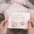50 Pack Baby Shower Thank You Cards - Baby Girl Thank You Notes with Assorted Envelopes & Stickers - Cute Pink