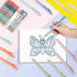 WY WENYUAN 12-Pcs Colored Gel Pens, 0.5 Mm Fine Point Smooth Writing Pens for School Office Supplies