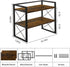 YINMIT Desktop Shelf Organizer - 2 Tier Wood Desk Storage Rack and Freestanding Display Shelf for Office, Home,