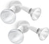 LUTEC 2 Pack Adjustable Twin Par Holder Outdoor Flood Lights, Switch Controlled
