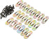dophee 20Pcs Heavy Duty Metal Keyhole Hangers with Screws, Fasteners for Mirror Photo Frames, 1.46x0.50inch