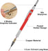 Enhon Mechanical Carpenter Pencils with 36 2mm Refills, Upgrade Carpenter Pencil with Long Head Deep Hole Marker and Built in Sharpener, Construction Pencil for Woodworking, Construction, Carpentry by Enhon