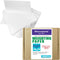 4.7x4.7 inches Cellulose Weighing Paper Sheet, Nitrogen Free, High-Gloss (1000 Pcs)