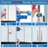 King&Charles Cabinet Hardware Jig with Automatic Hole Punch and Drill Bits for Handles and Pulls
