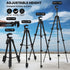 DegLasers Tripod,1/4"-20 Mount,18" 3-Way Laser Level Thread Lightweight Aluminum Portable Adjustable Tripod