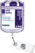 Funny Nurse Badge Reel Buddy, Work ID Badge Holder with Retractable Clip,