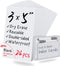 Blank Index Cards 3x5”| Dry Erase Flash Cards, 24 Packs Waterproof with Box| Reusable Flash Cards | Office & Teacher