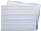 Flipside Products 9" x 12" Two-Sided Red & Blue Dry Erase Learning Mat, Flexible Handwriting Practice - 24 Pack